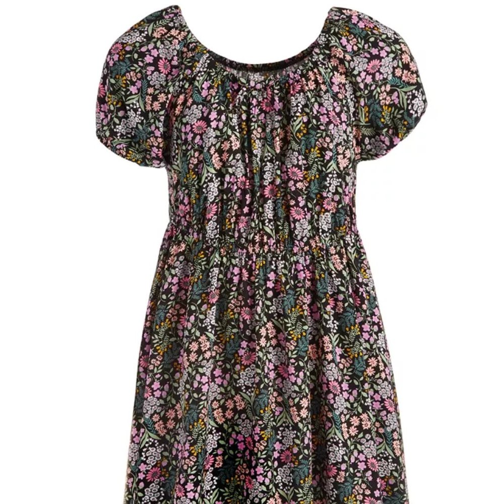 Epic Threads Little Girls Wildflower-Print Peasant Dress/NWT/6